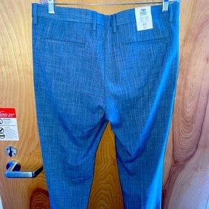 Zara Man Blue Dress Pants 32/32 New with Tags